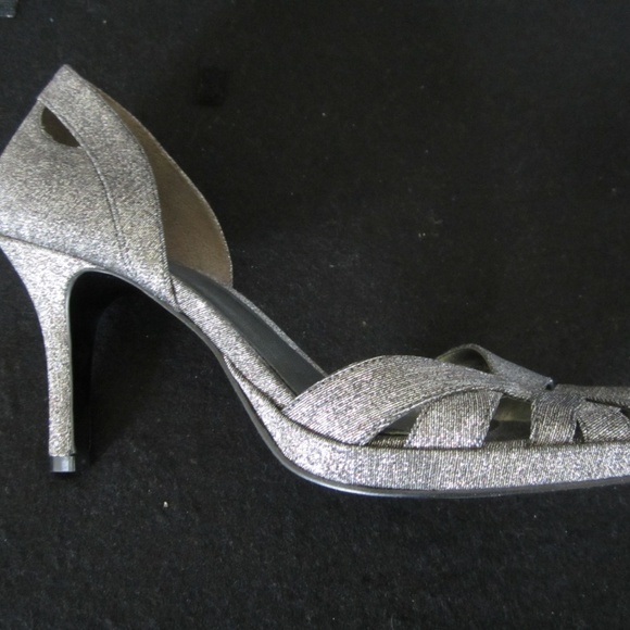 MICHELLE D - Silver/Charcoal Grey - Evening Shoes - Picture 2 of 7